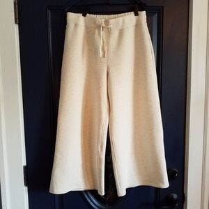 SPANX Cream Wide-Leg Pants
